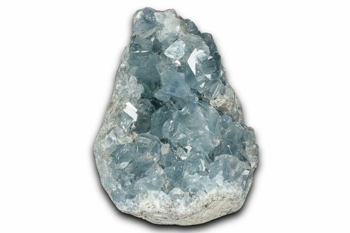 Sparkling Celestine (Celestite) Geode - Madagascar #344774